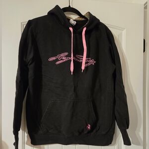 Legendary Whitetails Black Hoodie with Pink Logo